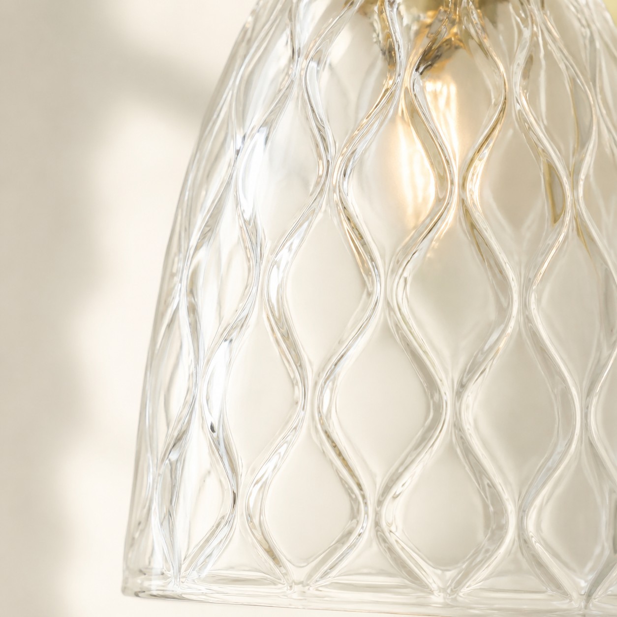 Alaric French Brass And Glass Wall Sconce
