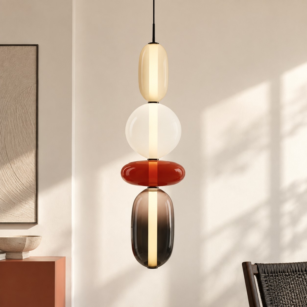 Caterina Modern Colorful Candied Glass Pendant Light