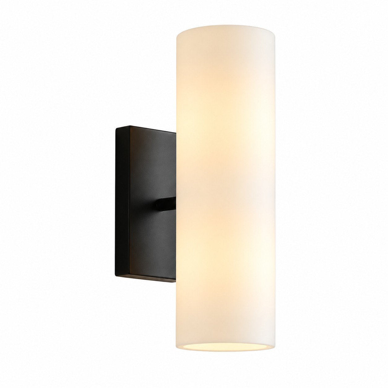 Yorix Modern Vertical Cylinder Tube Metal Finish Wall Light