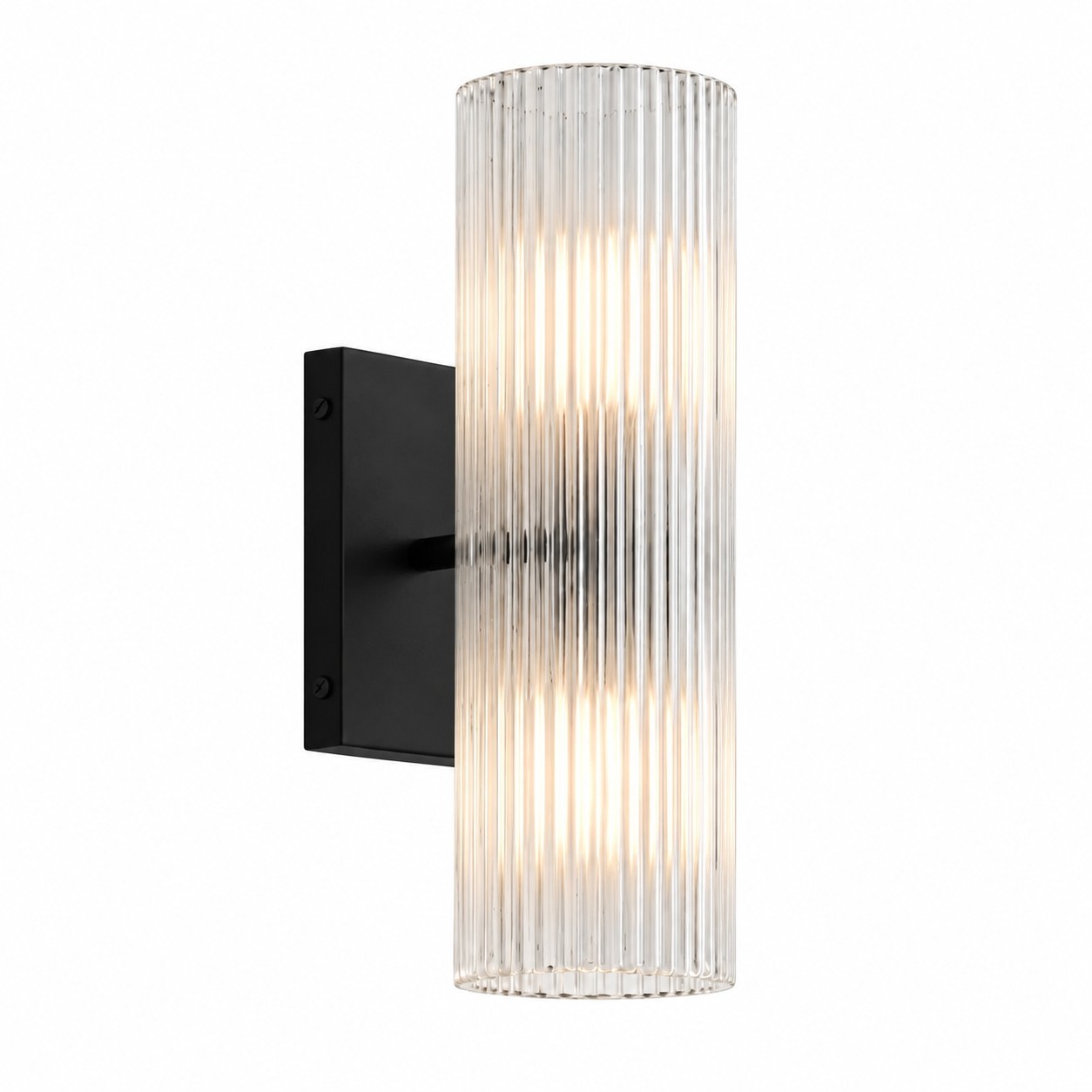 Yorix Modern Vertical Cylinder Tube Metal Finish Wall Light