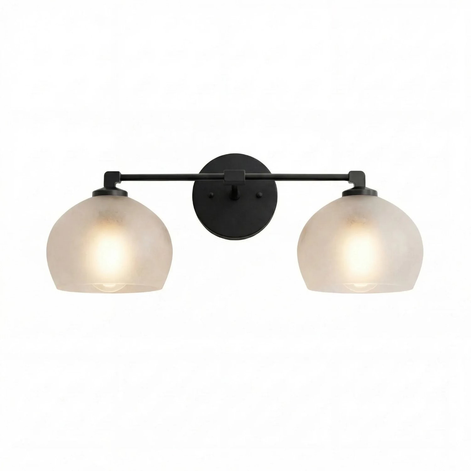 Conrad Vintage 3 Light Bellflower Glass Wall Sconce