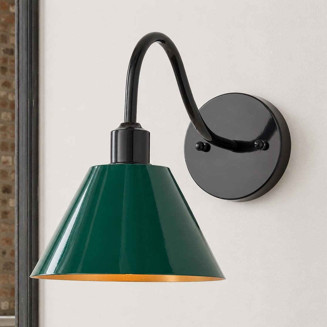 Ferm Minimalist Industrial Tapered Sconce