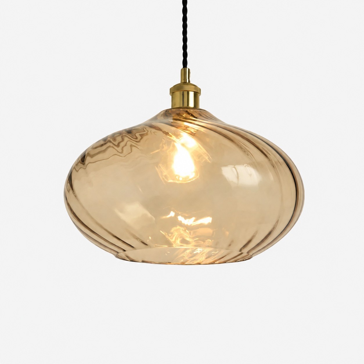 Lunaris Modern Globe Glass Pendant Light