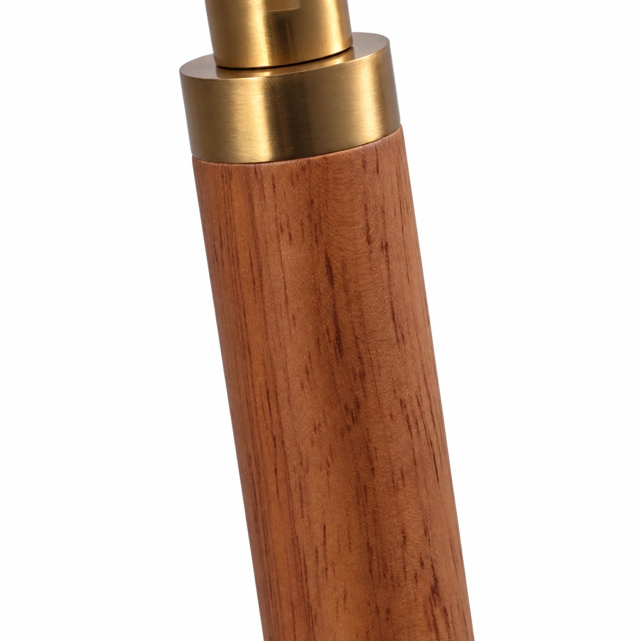Xalon Wooden Cloth Pleated Shade Floor Lamp