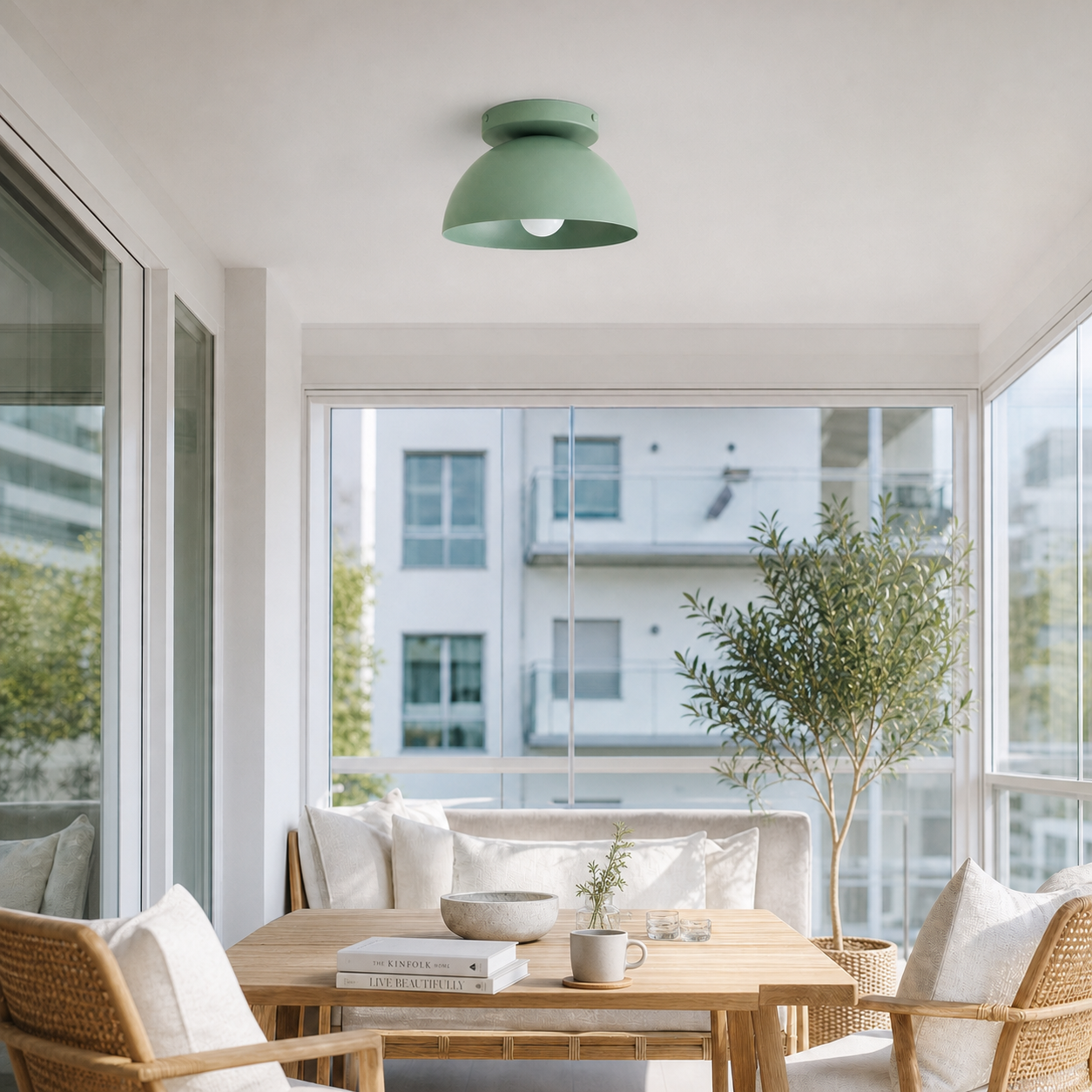 Veere Modern Dome Colorful Metal Ceiling Light