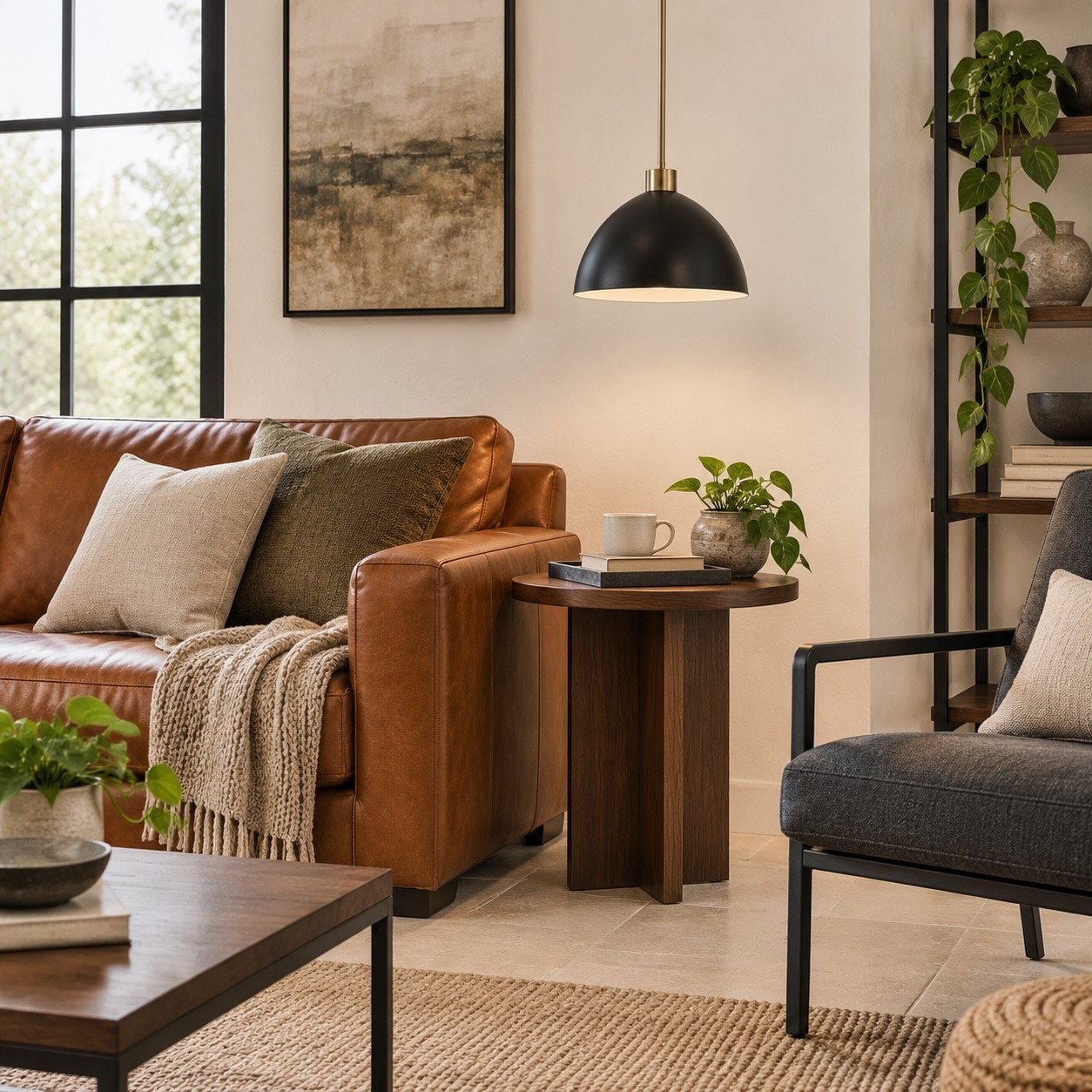 Ylarix ‎Minimalist Dome Metal Pendant Light