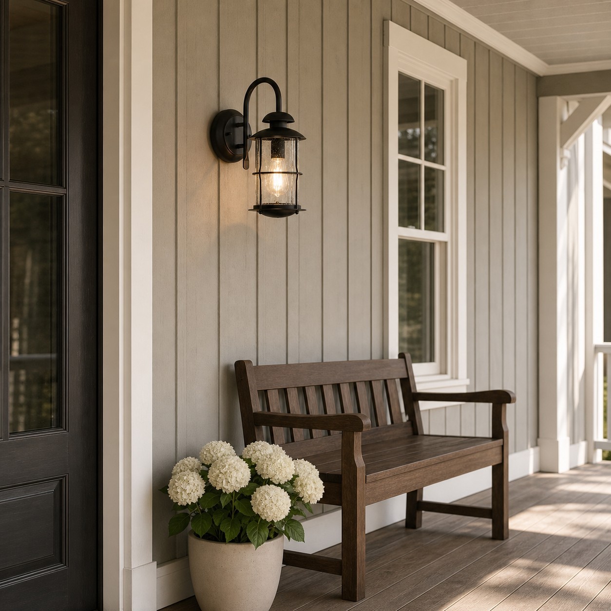 Camille Modern Industrial Outdoor Cage Glass Wall  Sconce