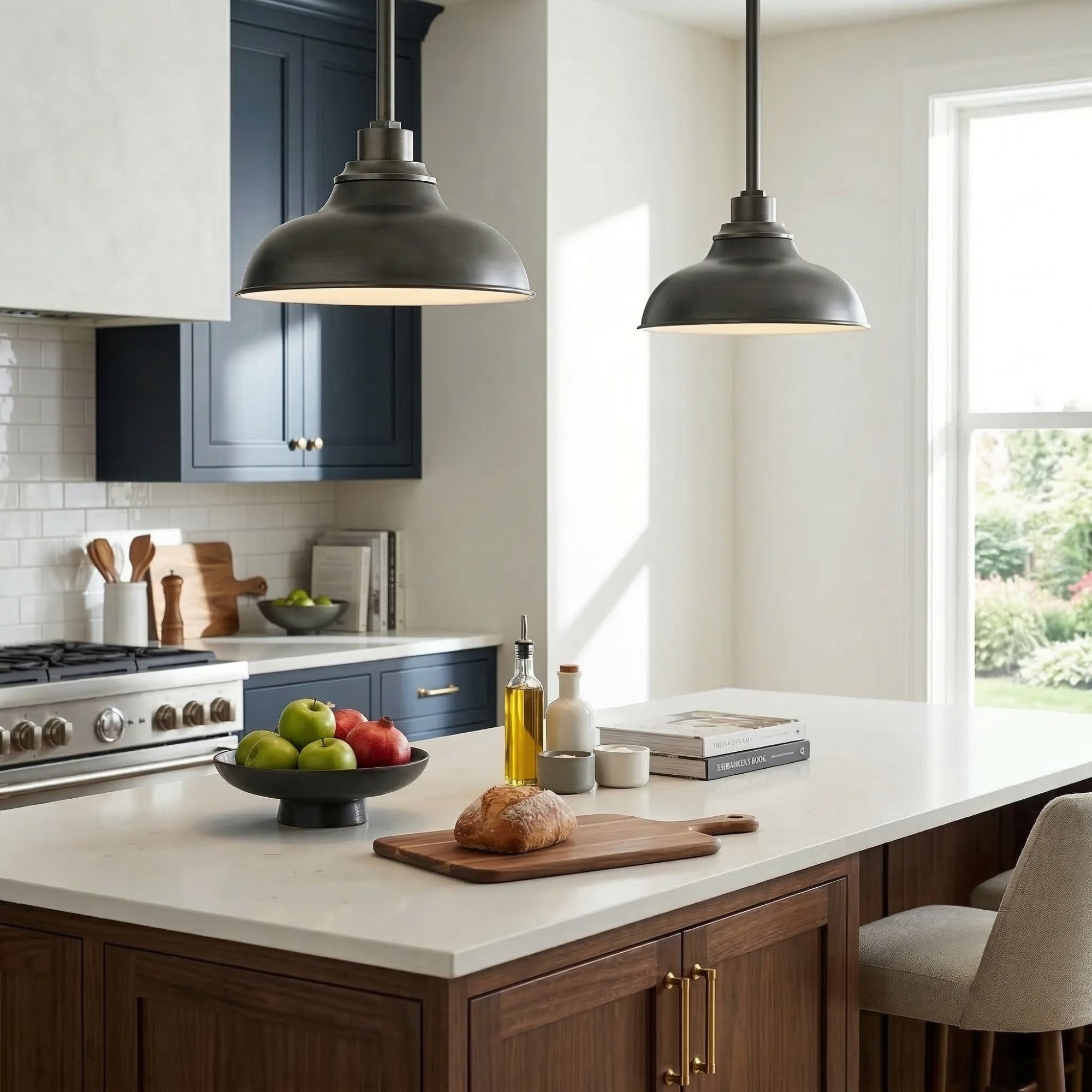 Creed Industrial Dome Metal Pendant Light