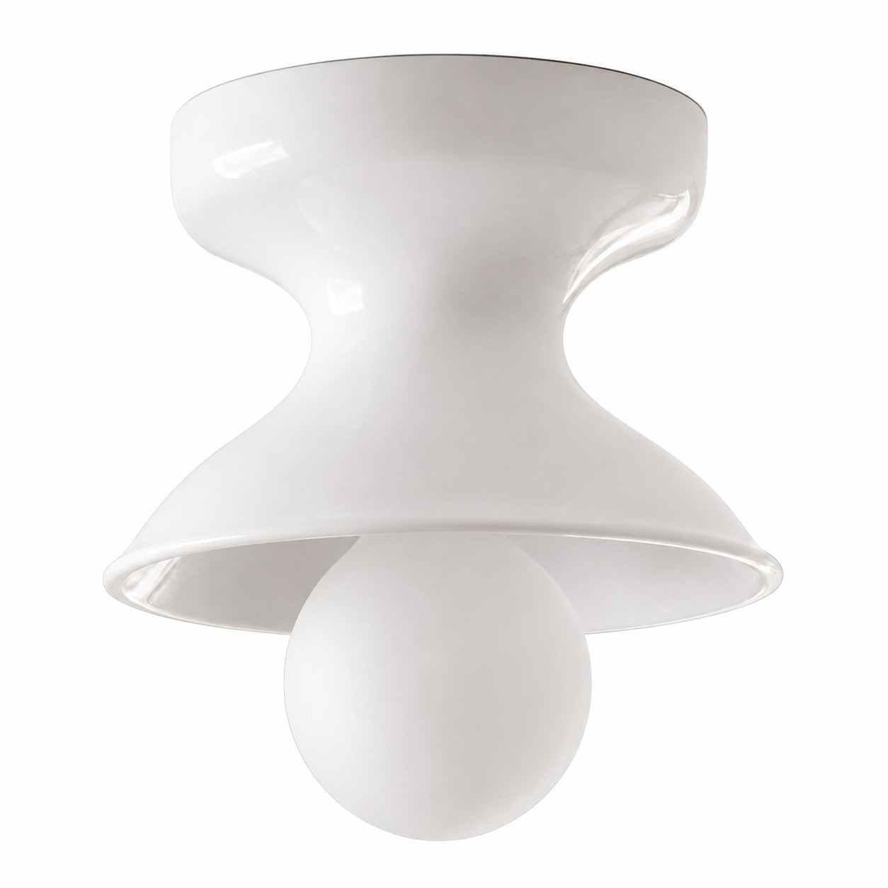 Lunavel Modern Ceramic Mount Ceiling Light Fixture