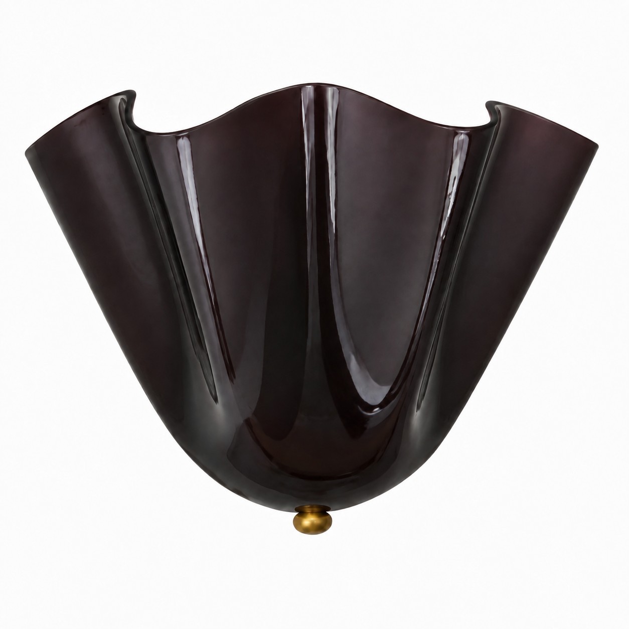 Kyrintha Mid-Century Skirt Shell Glass Fazzo Petalia Wall Sconce