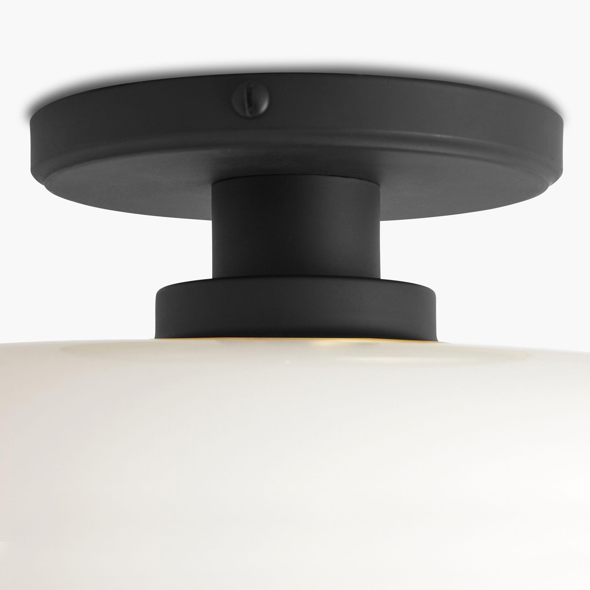 Hannahlee ‎Minimalist Glass Semi Flush Mount Ceiling Light