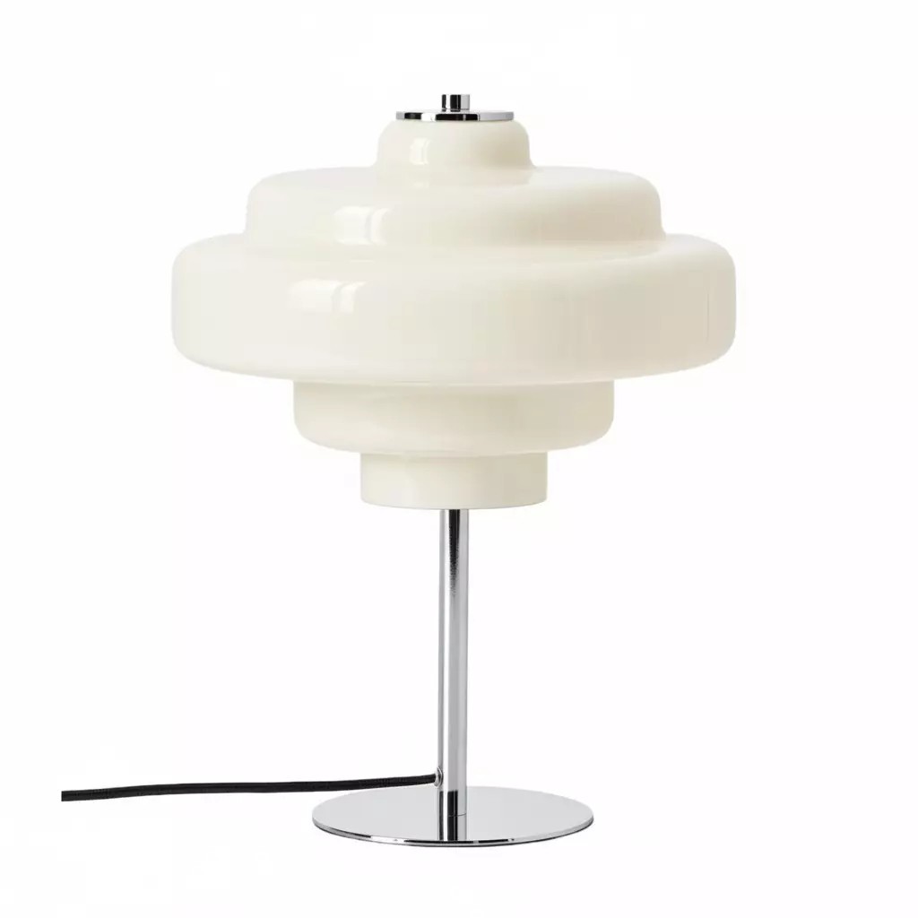 Yves Retro Multiple Colors Tiered Glass Table Lamp