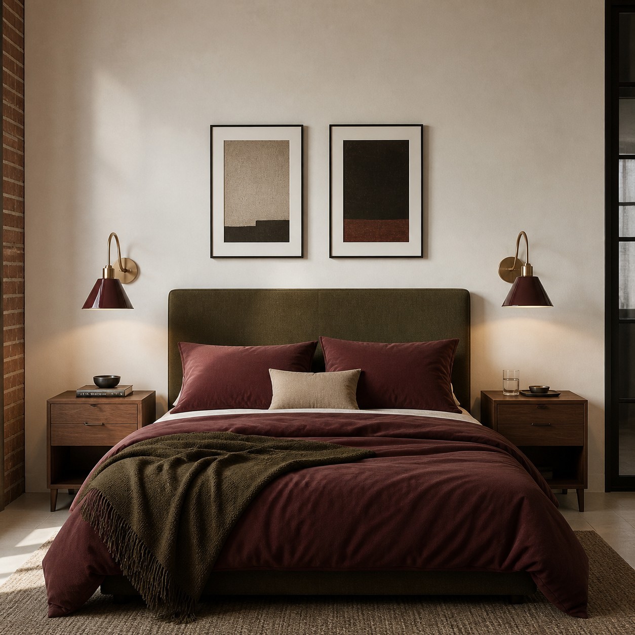 Ferm Minimalist Industrial Tapered Sconce