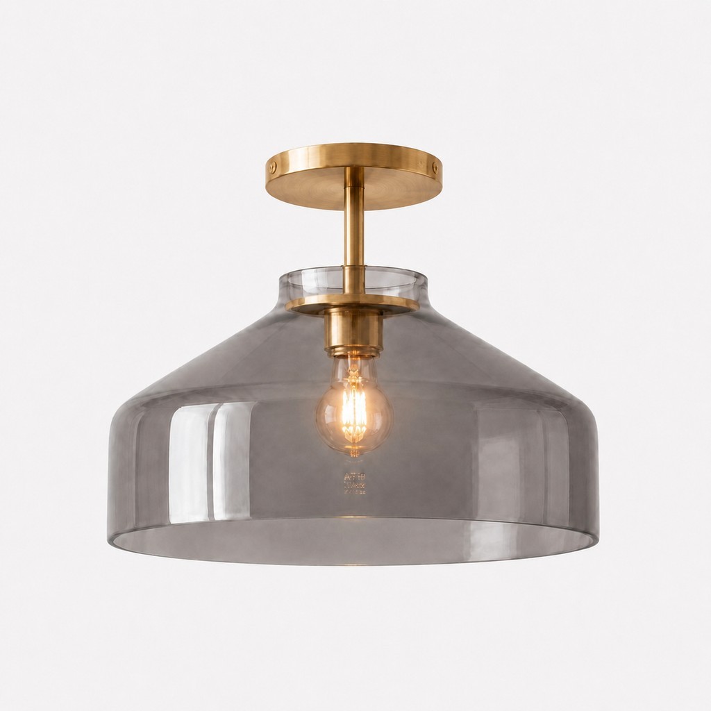 Drilon Nordic Morandi Metal Flush Mount Ceiling Light