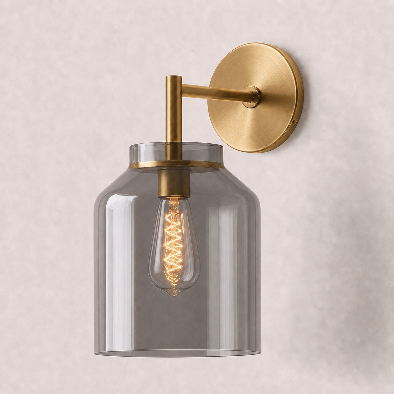 Drilon Nordic Minimalist Morandi Matte Metal Wall Sconce