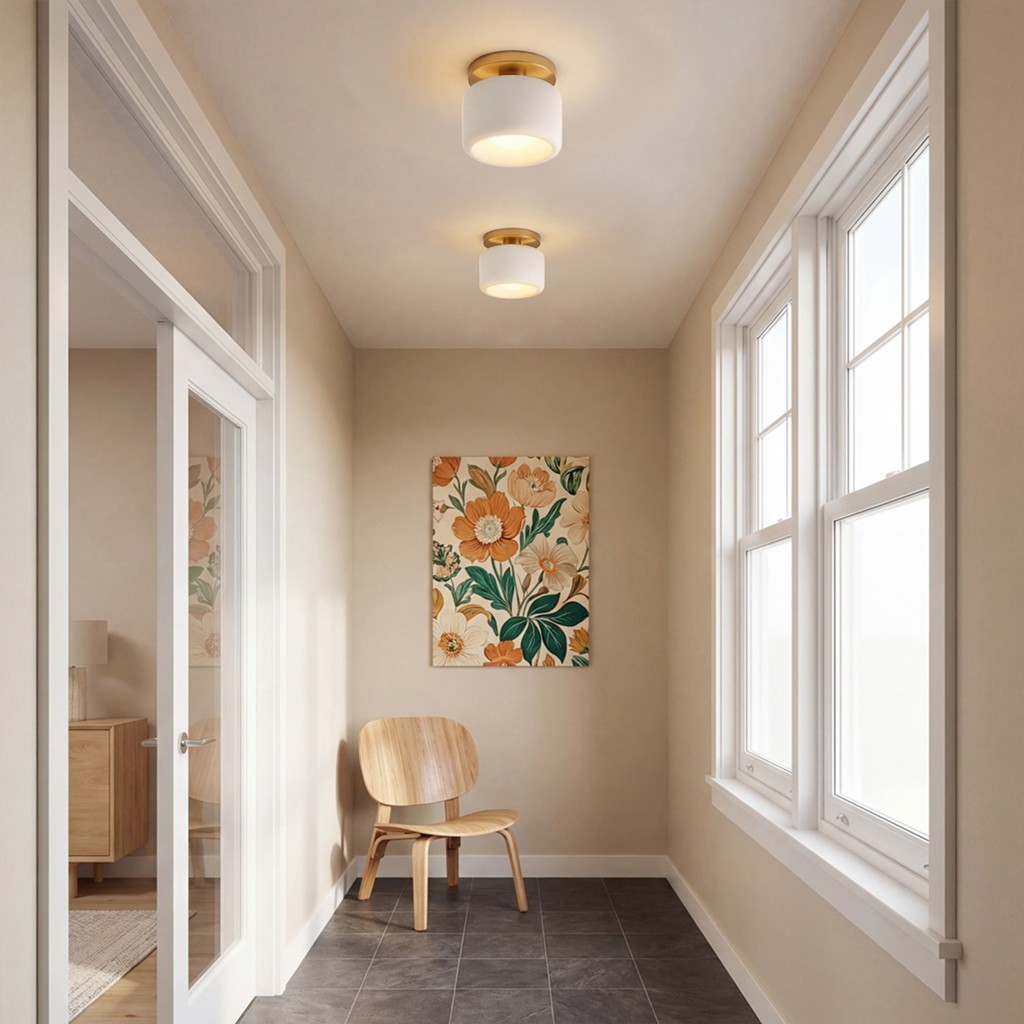 Aura Modern Porcelain Sconce
