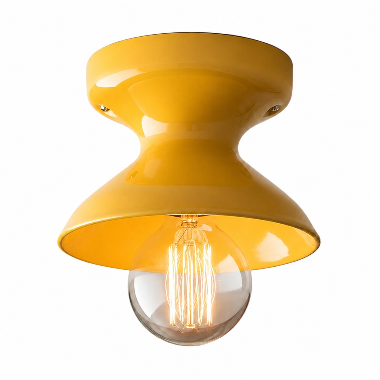 Lunavel Modern Ceramic Mount Ceiling Light Fixture