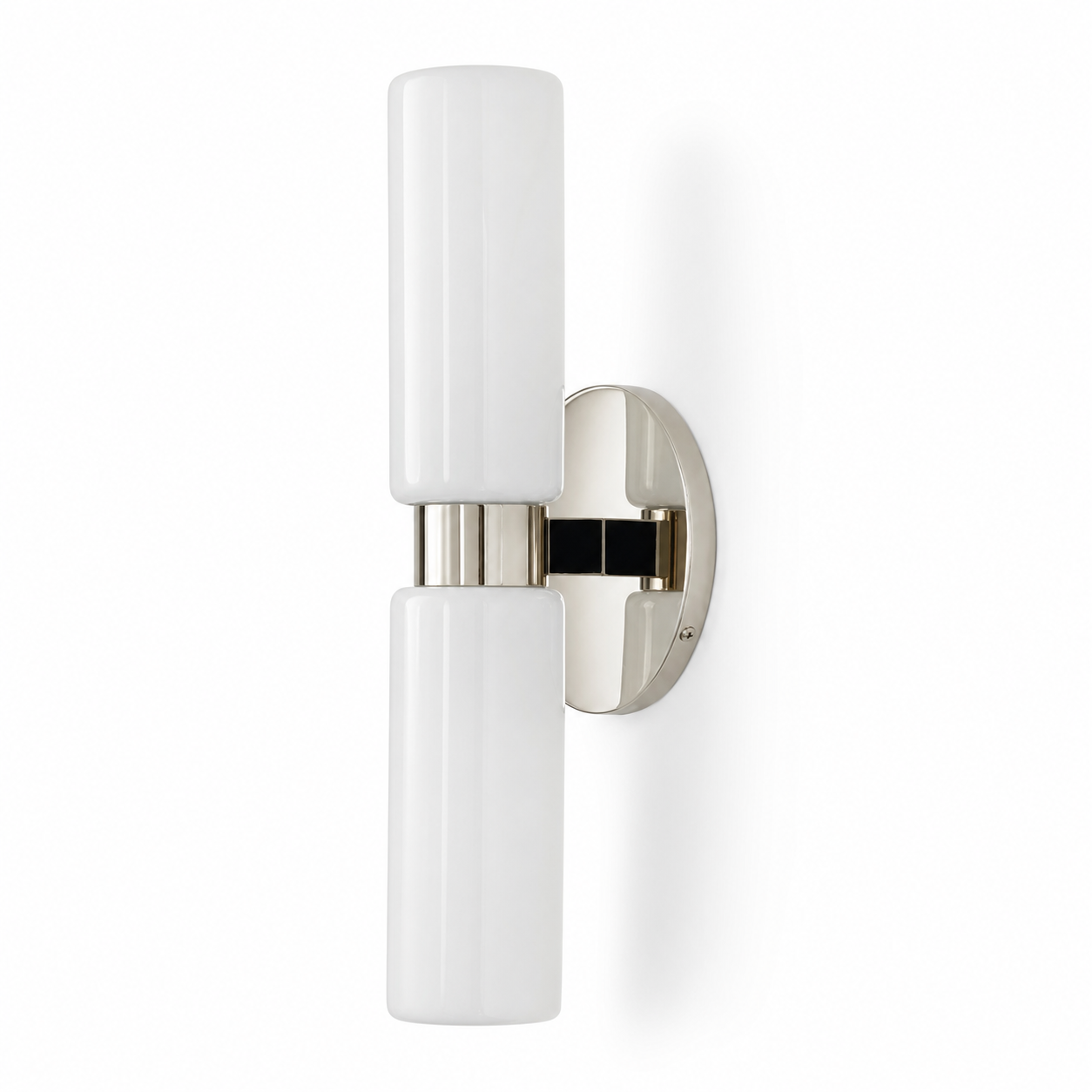 Sinclair Minimalist Glass Double Short Wall Light