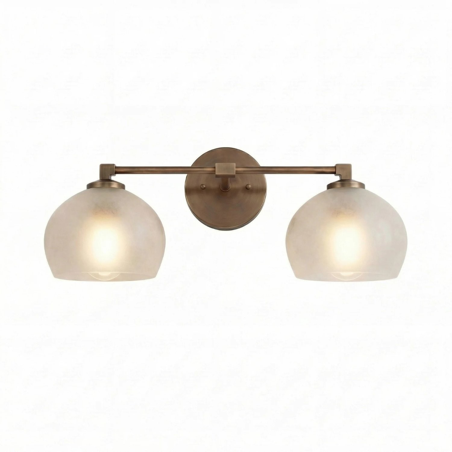 Conrad Vintage 3 Light Bellflower Glass Wall Sconce