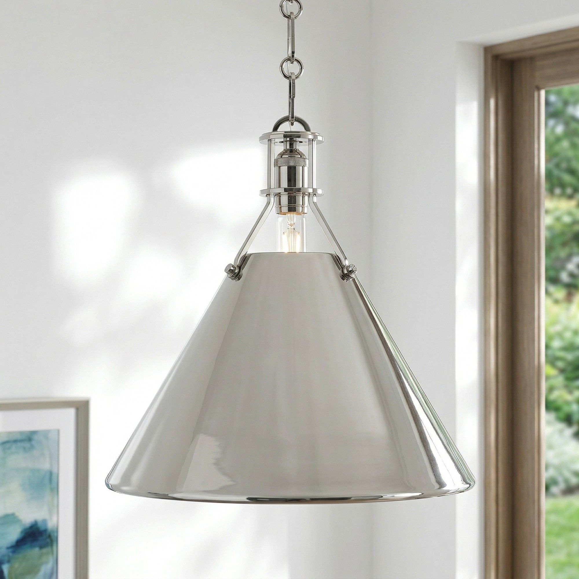 Retro Metal Cone Pendant Light