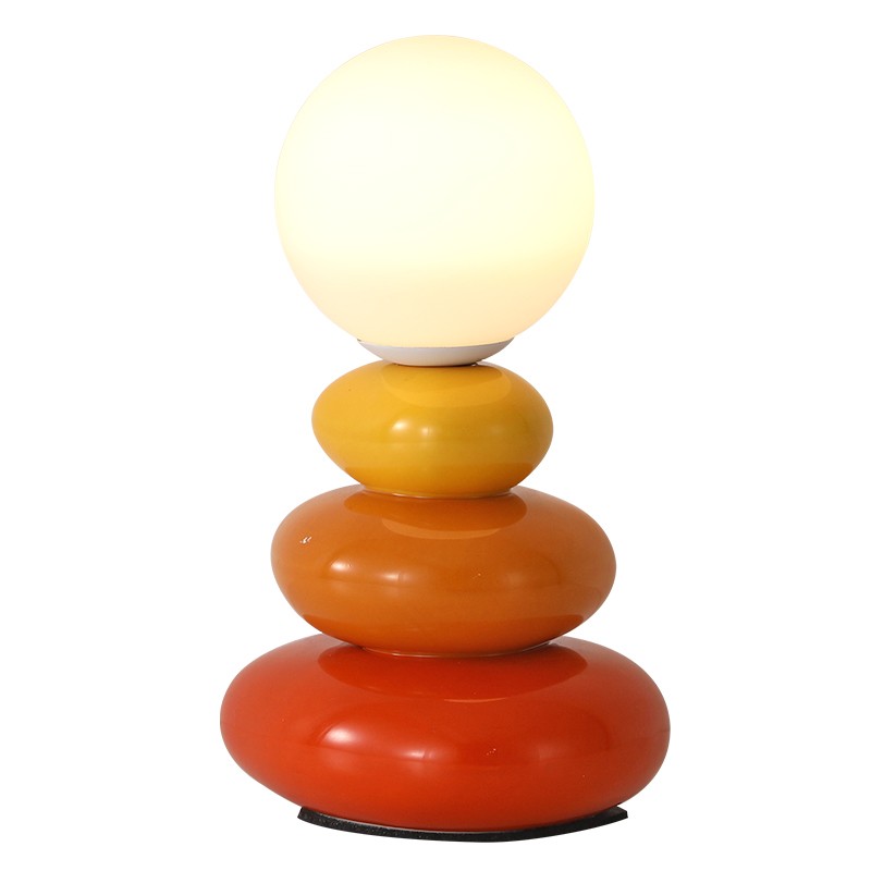 Paloma Small Ceramic USB LED Art Deco Table Lamp
