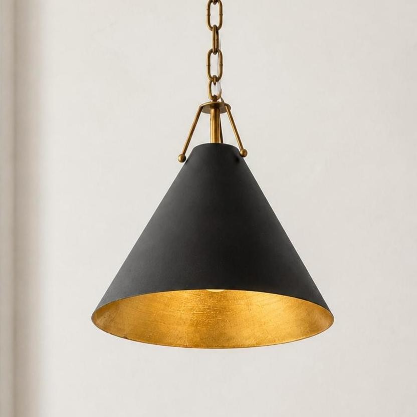 Zadie Vintage Metal Cone Pendant Light