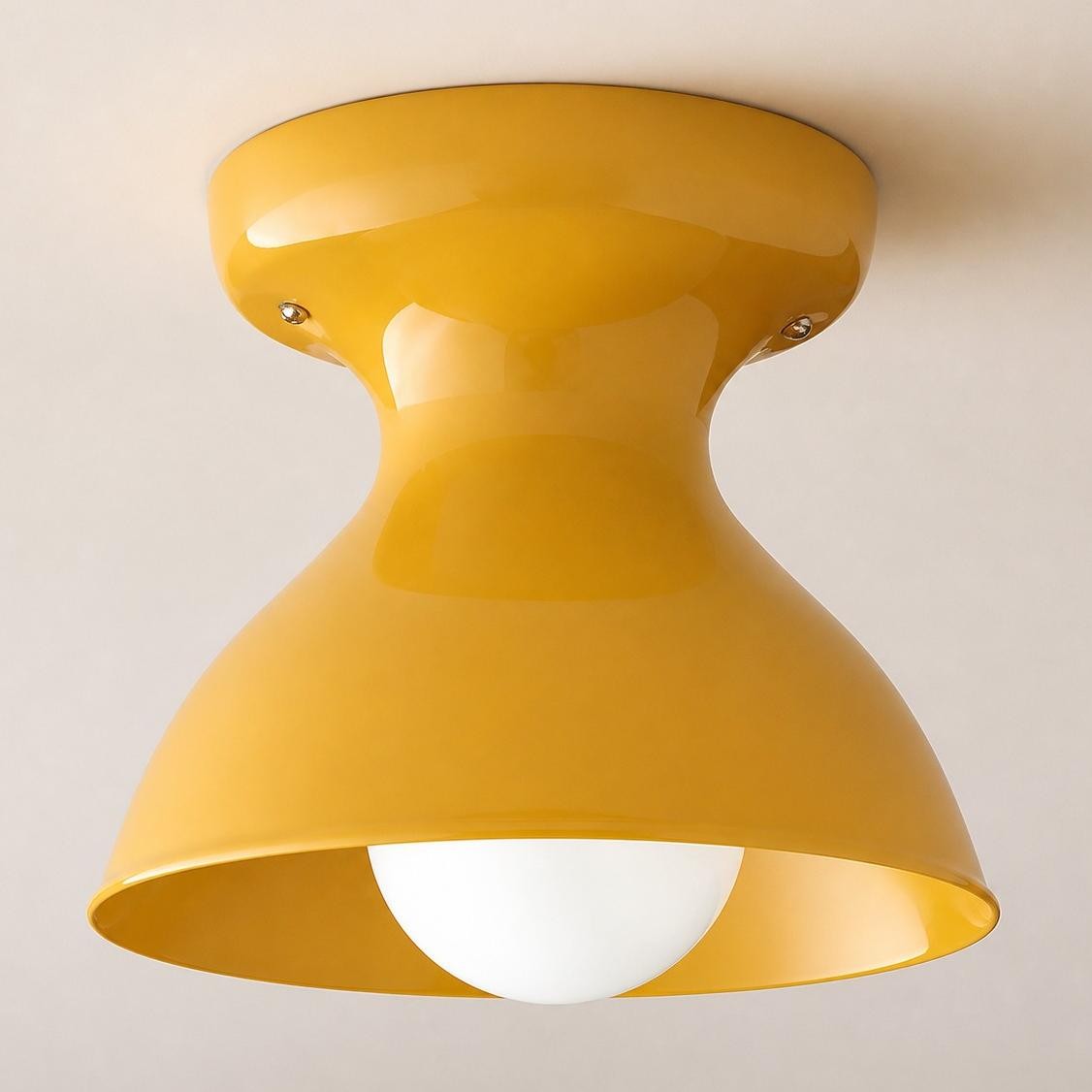 Lunavel Modern Ceramic Mount Ceiling Light Fixture