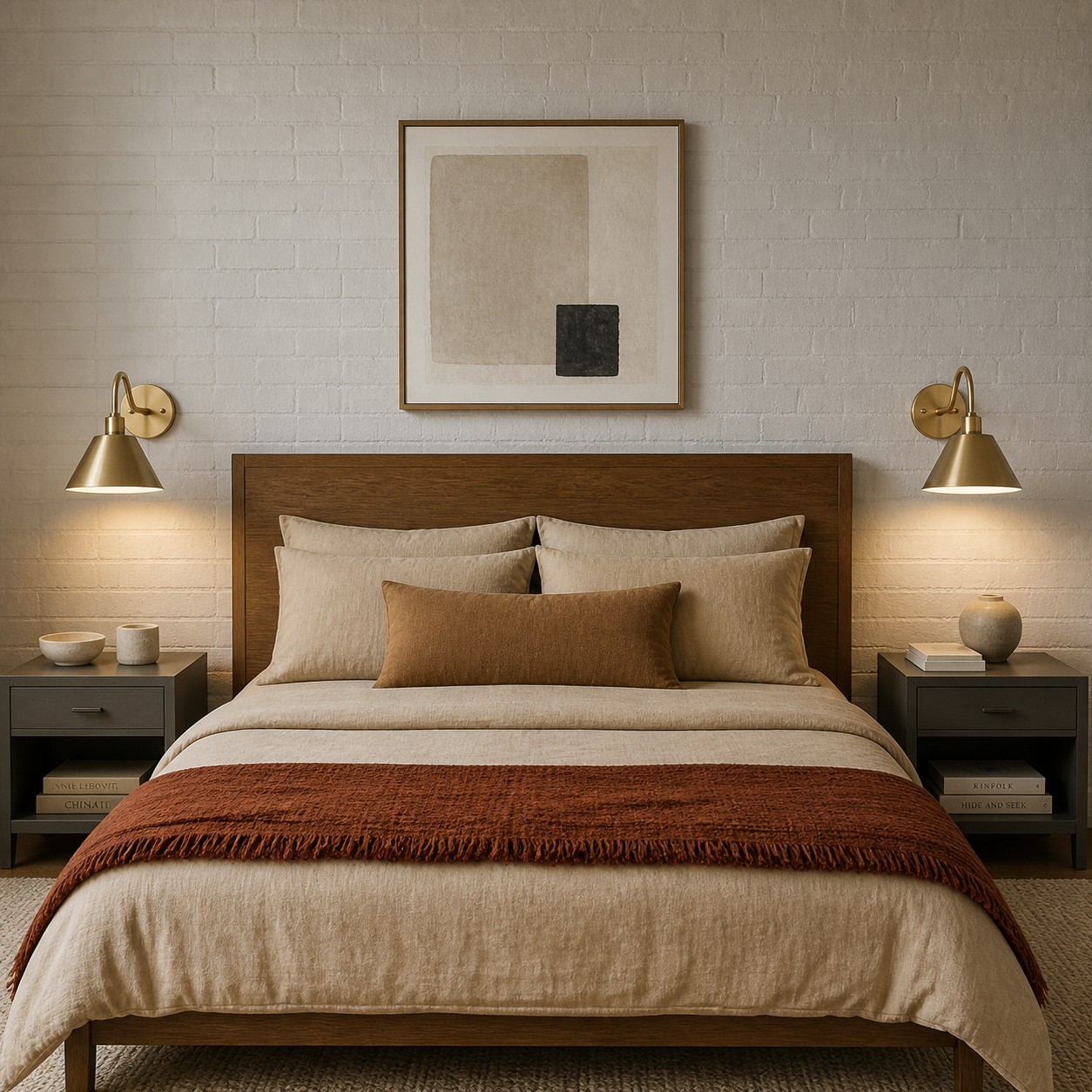 Ferm Minimalist Industrial Tapered Sconce