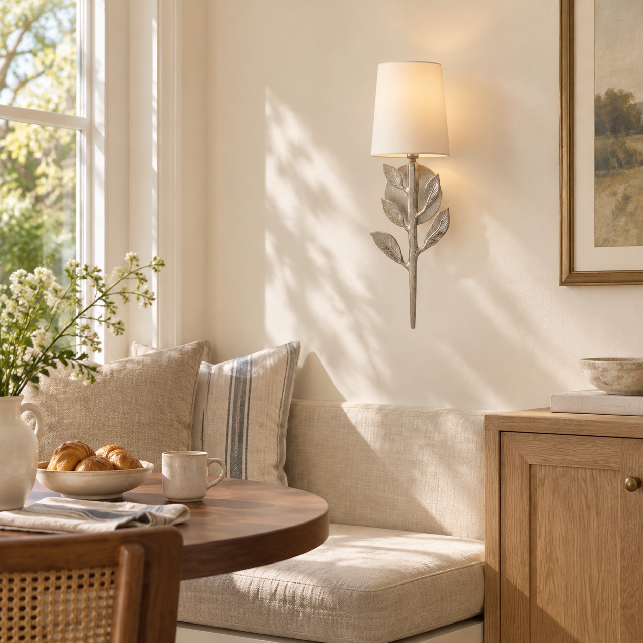 Hemma Retro Leaves And Branch Sconce