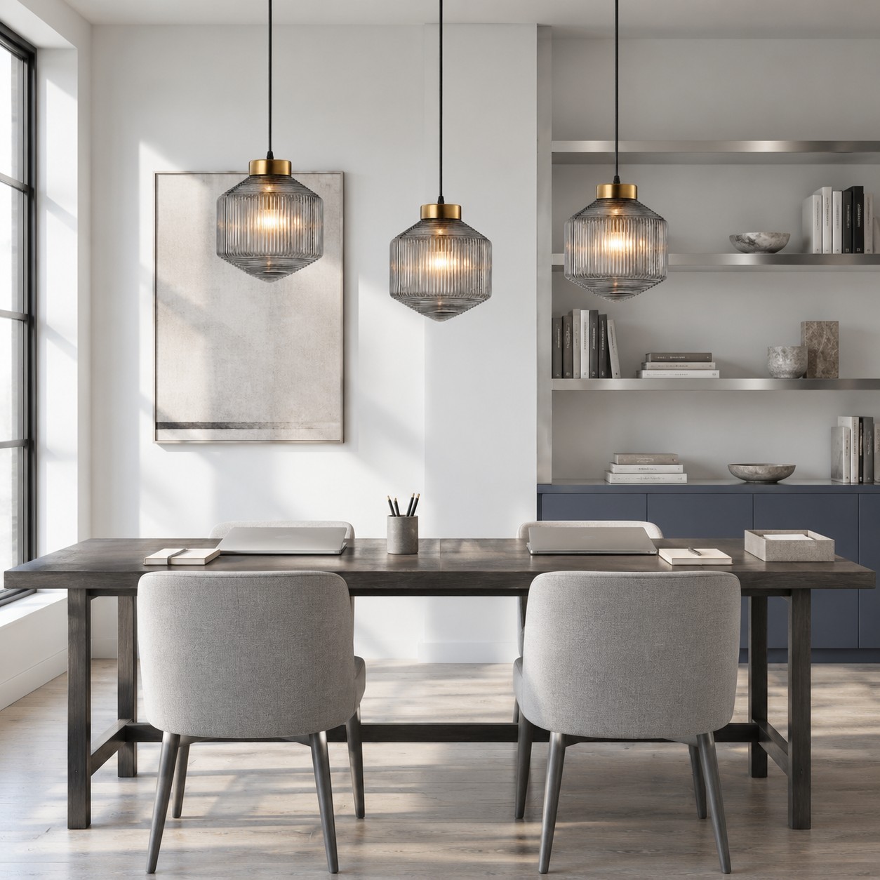Bullard Modern Diamond Glass Pendant Light