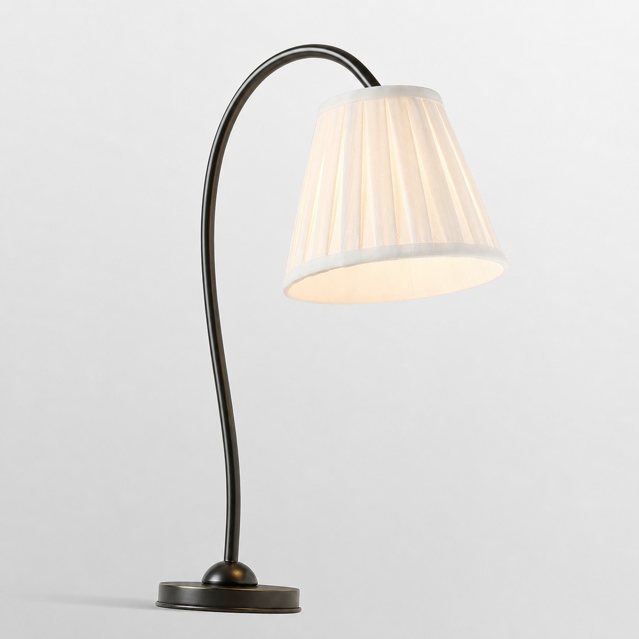 Bailey Vintage Linen Pleated Shade Table Lamp