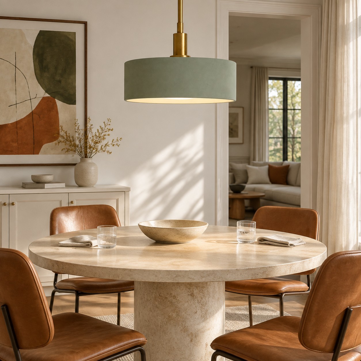 Aura Modern Porcelain Pendant Light