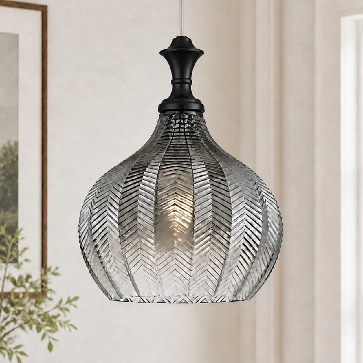 Nyxara Mid-Century Mini Glass Pendant light
