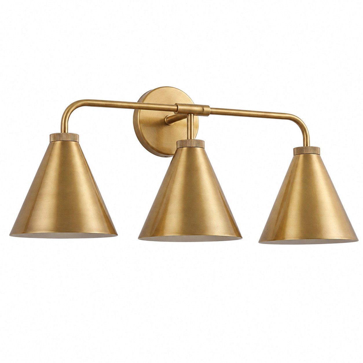 Kaelen Retro Cooper Cone Sconce Light