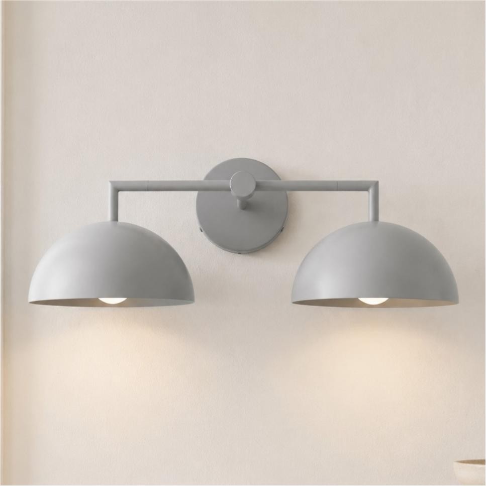 Burton Modern Nordic Morandi 2-Light Metal Wall Light