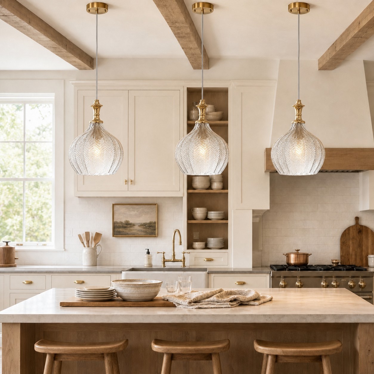 Nyxara Mid-Century Mini Glass Pendant light