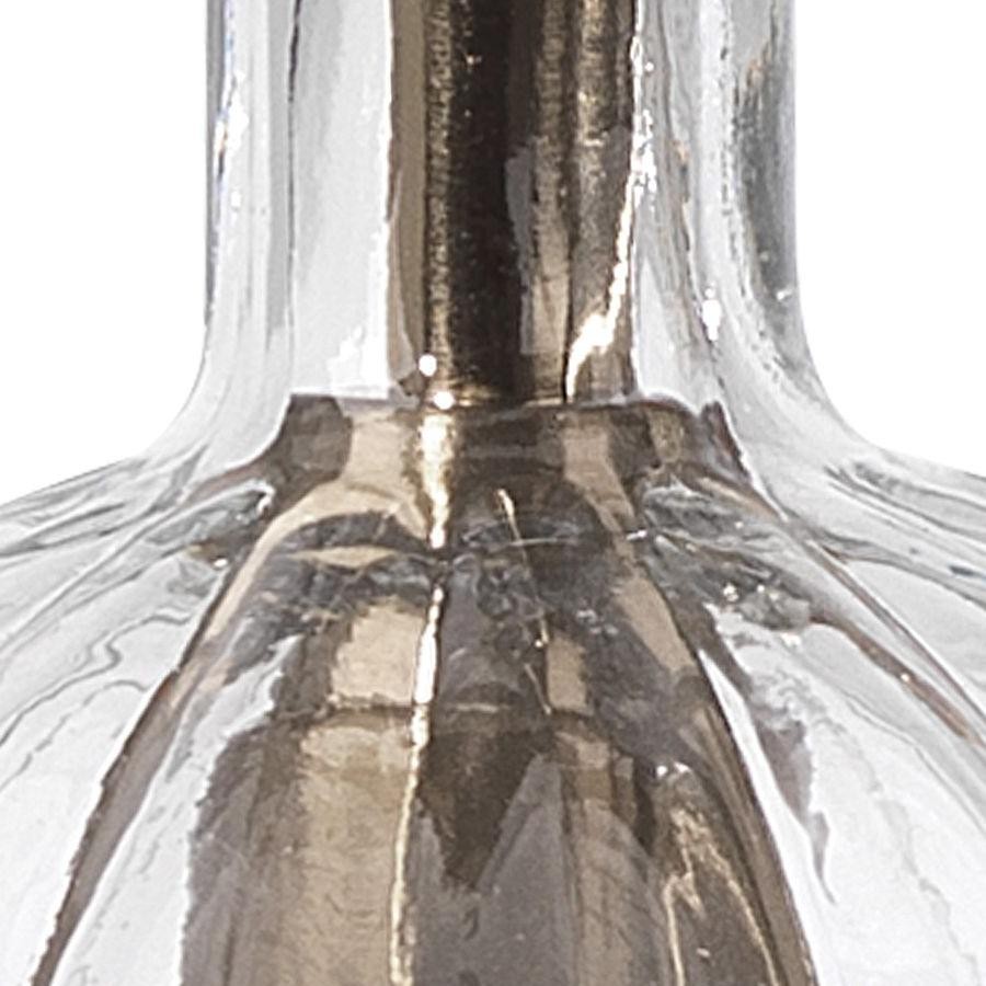 Billie Modern Ribbed Glass Carafe Pendant Light