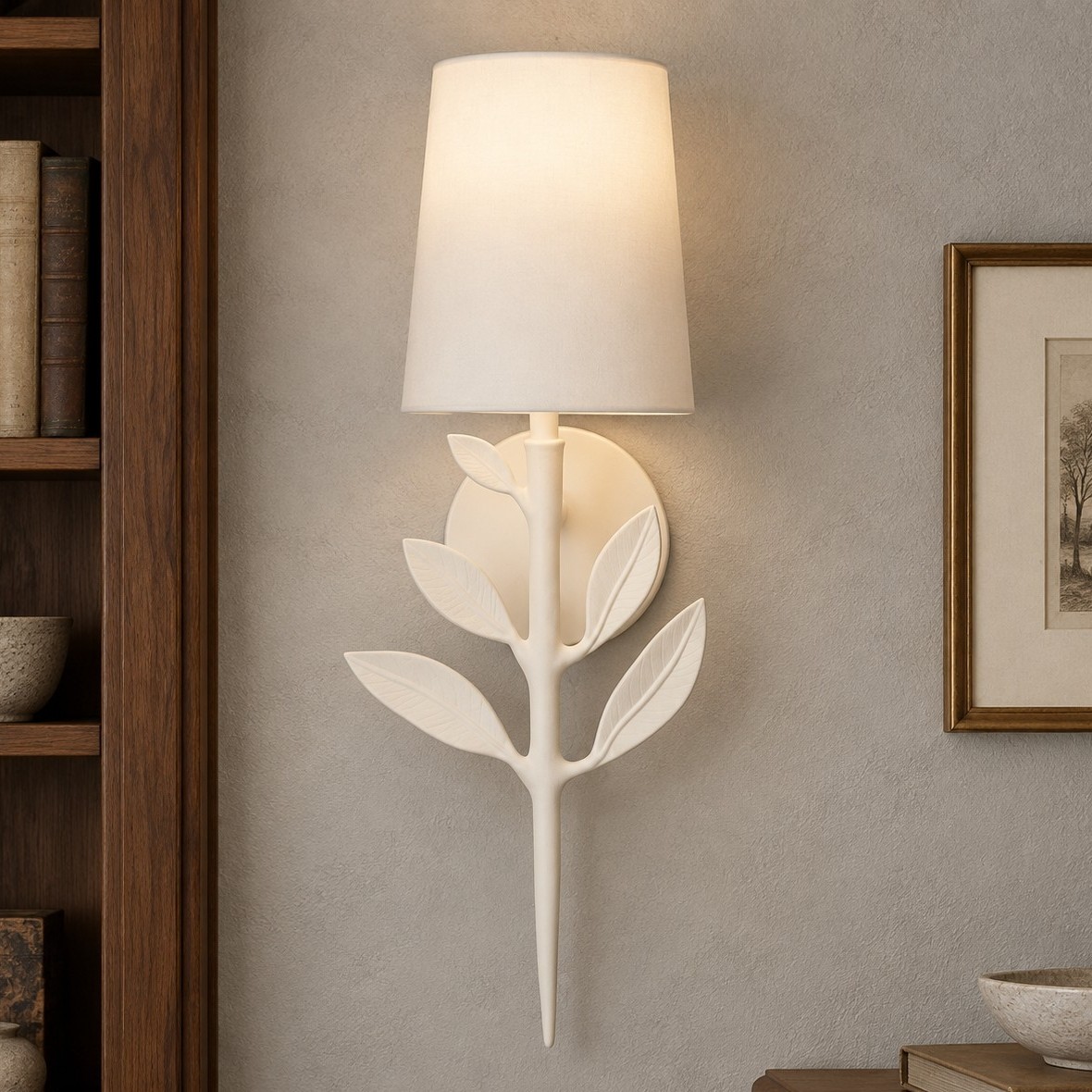 Hemma Retro Leaves And Branch Sconce