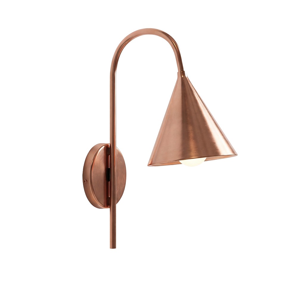 Maelle Vintage Industrial Metal Cone Sconce