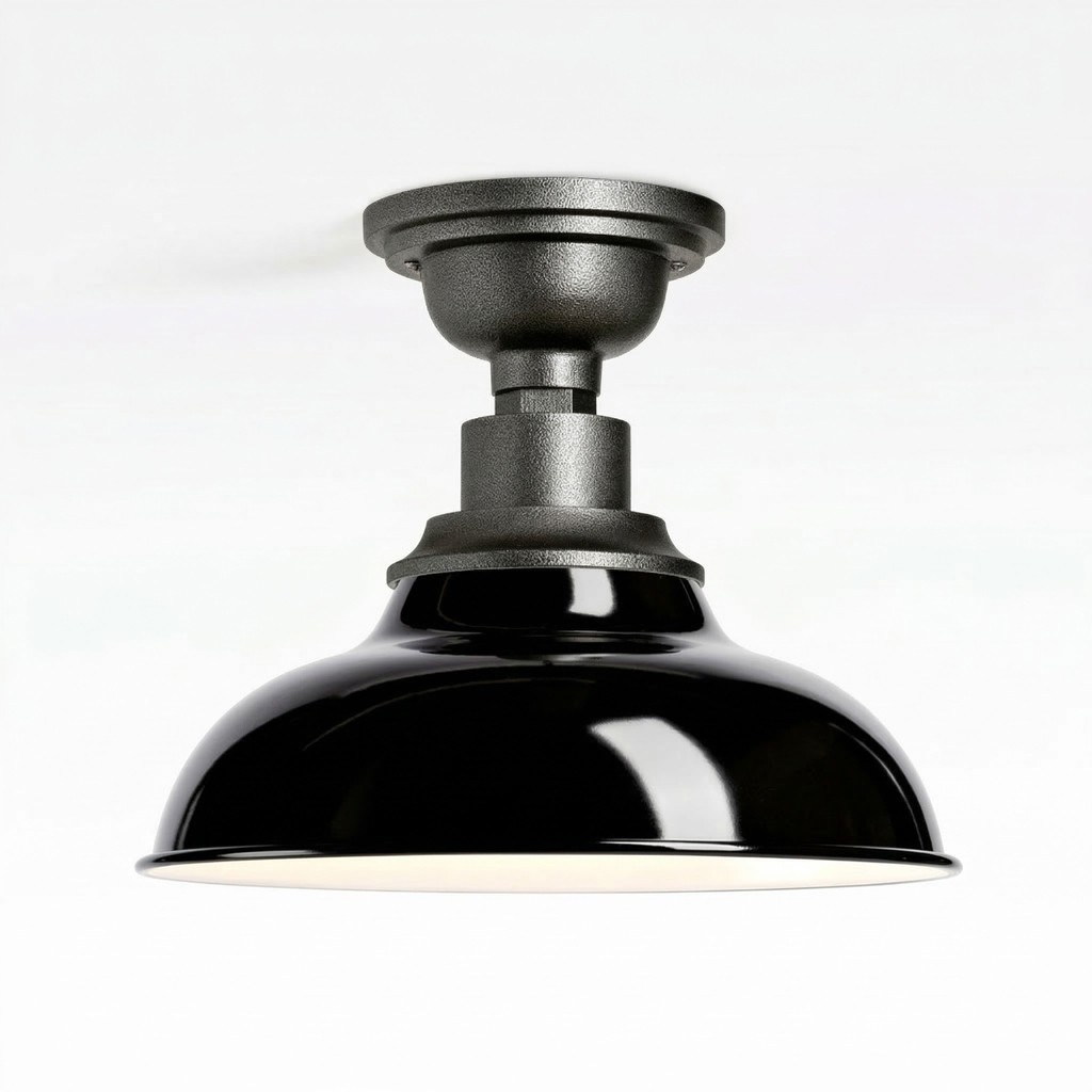 Creed Classic Industrial Metal Dome Ceiling Light