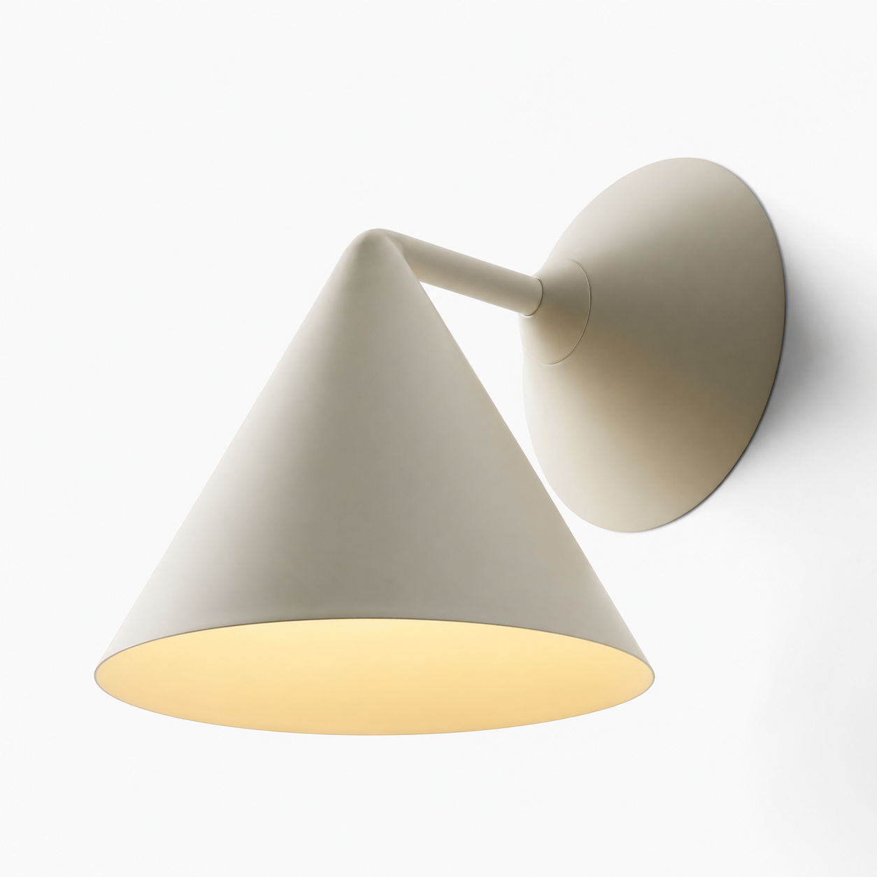 Maven Modern Elegant Cone Shade Wall Sconce