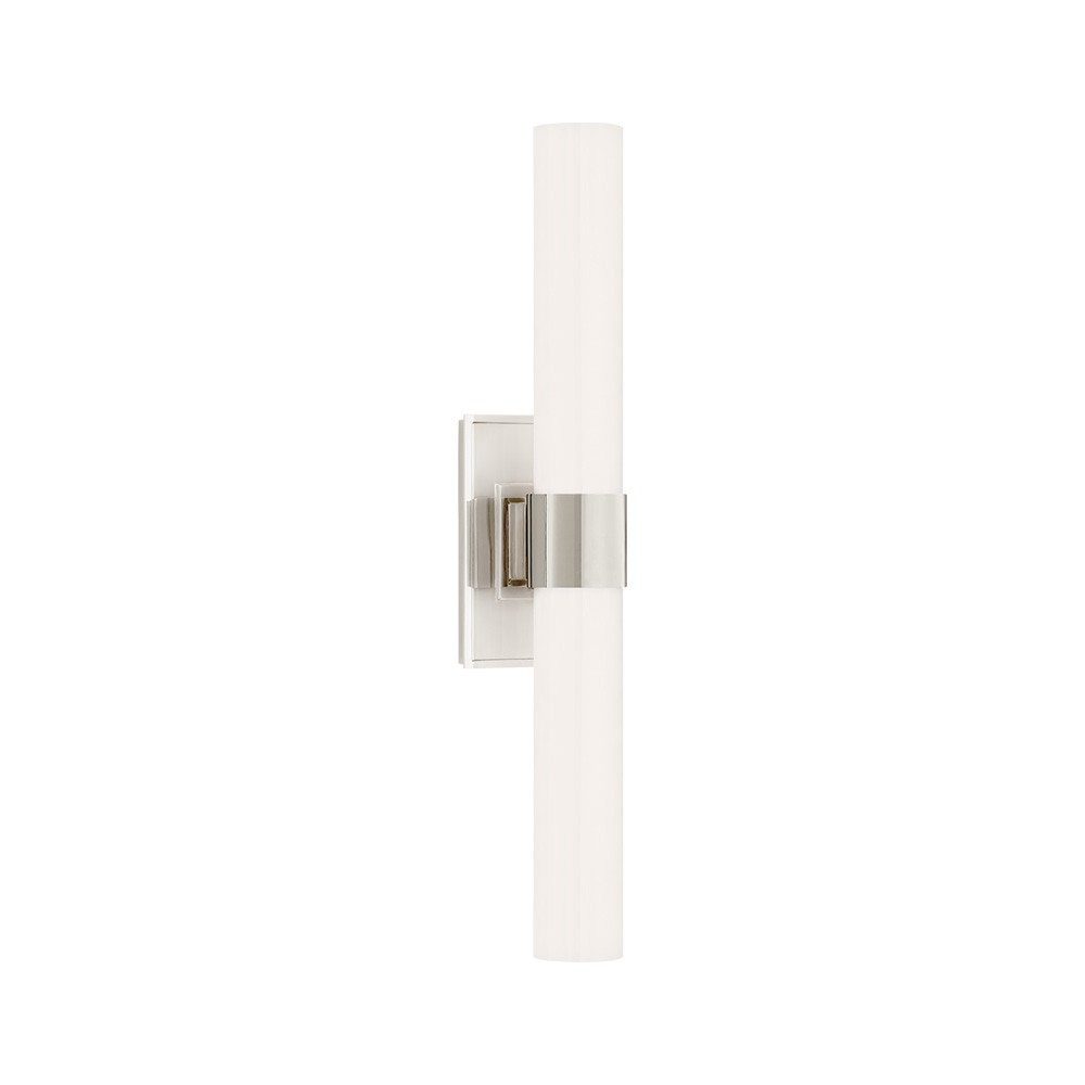 Zinnia Glass Tube Double Wall Mounted Light