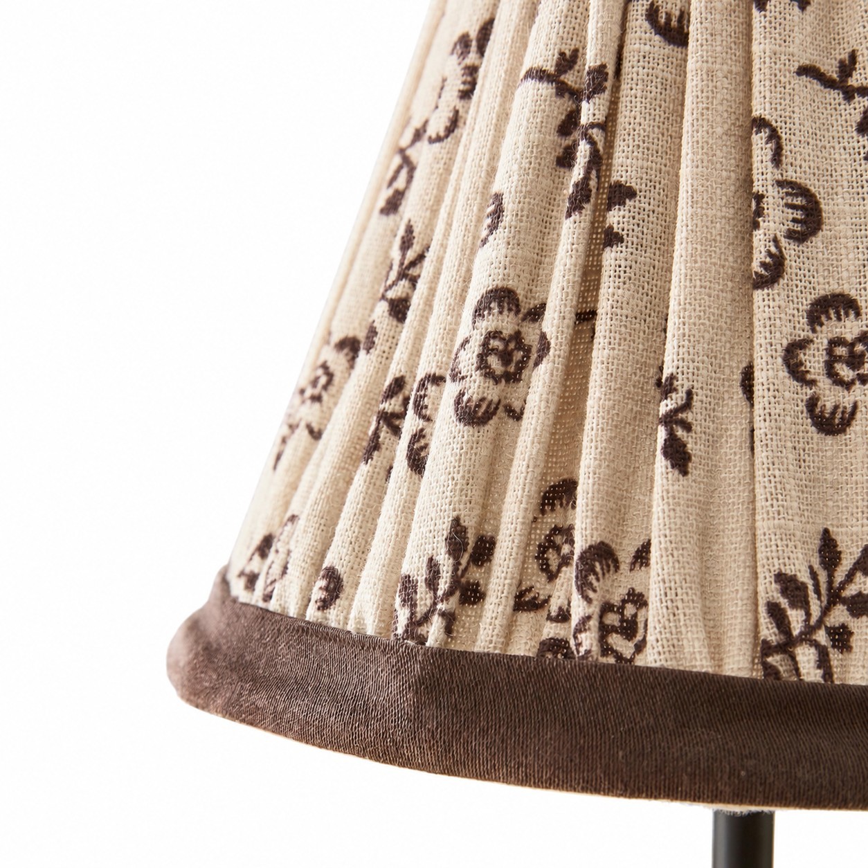 Orphelyx French Brass Fabric Shade Sconce Light