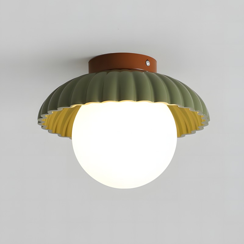 Brynley Cream Style Metal Flower Ceiling Light