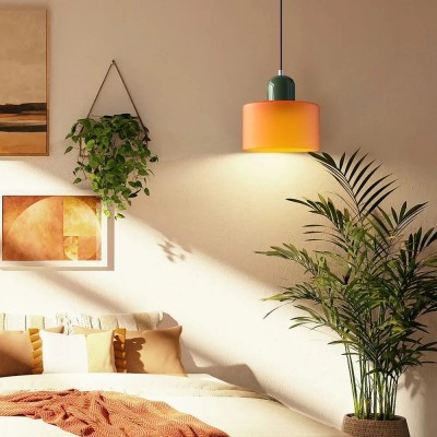 Colorful Creative Small Fresh Glass Shade Pendant Light