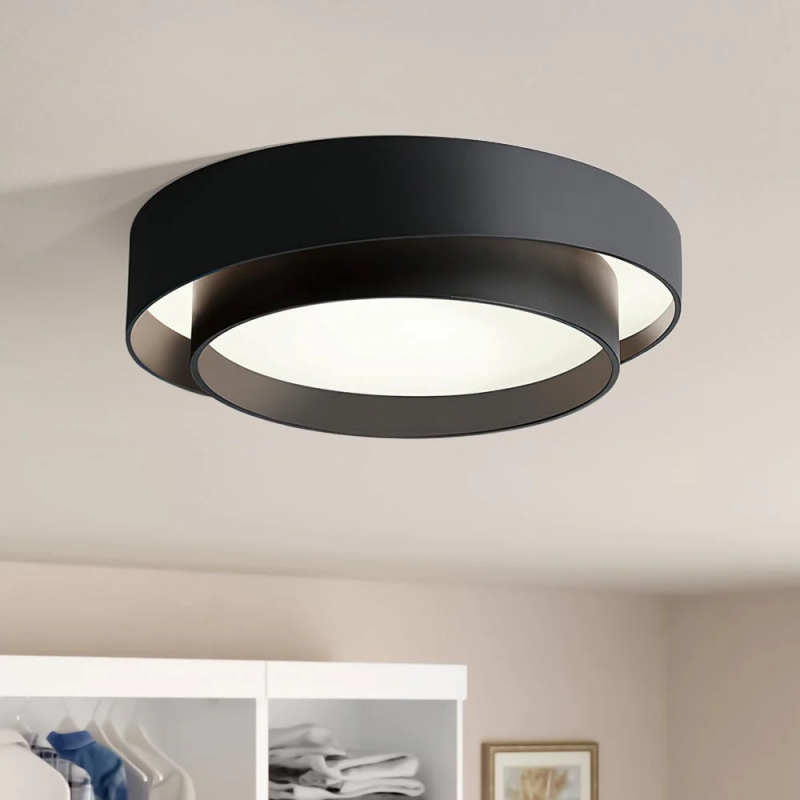 Melady Nordic Irregular Double-Layer Circular Ceiling Light