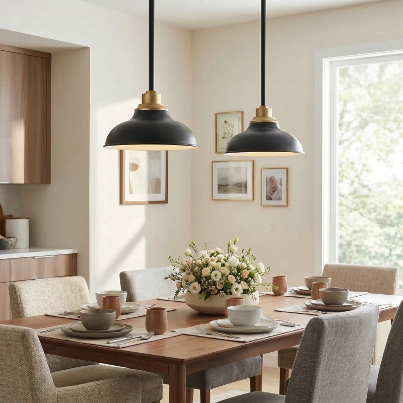 Creed Industrial Dome Metal Pendant Light
