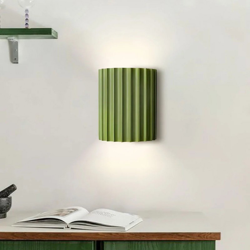 Pranavi Modern Bundle Ribbed Fluted Resin Wall Sconce