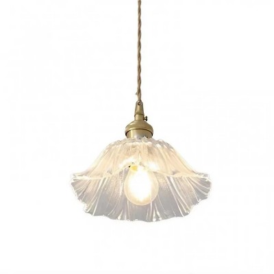 Lotus Retro Glass Pendant...