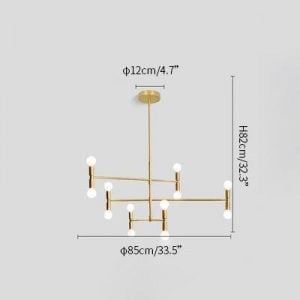 Atomium chandelier